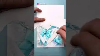 Torn Paper Drawing of Sailor Mercury #tempoapp #viral #satisfying