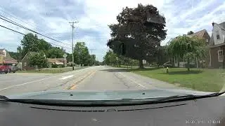 Route 168 East from Midland , Pa