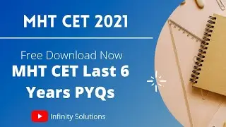 MHT CET Last 6 Years PYQ | Most Important Questions | MHT CET 2021