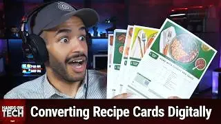 Bulk Recipe Imports - Converting Recipe Cards Digitally