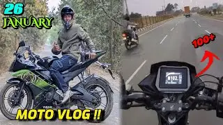26 Jan Hyper Bike Ride💥💀 | First Moto Vlog 🏍️💨| CM-AKIB