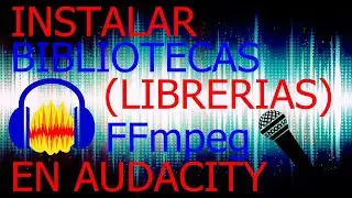instalar bibliotecas ffmpeg en audacity