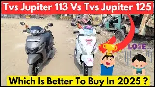 Tvs Jupiter 125 BS6 VS Tvs Jupiter 113 BS6 | Mega Comparison | Best Budget Scooter In 2025