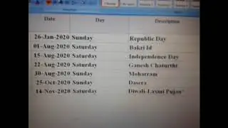 STOCK MARKET HOLIDAY LIST for 2020