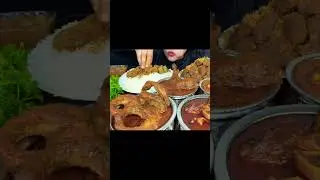 🌶️ ASMR; Eating Mutton Kajeji Curry With Rice🤤🔥#food #asmr #mukbang #eating #eatingchallenge #shorts