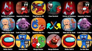 Garten Of Rainbow Monsters, Rainbow But It's Alphabet Lore, Imposter In Doors, Choo Survival