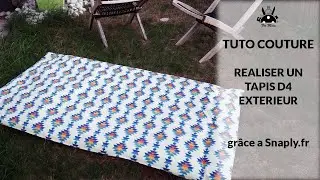 Tuto Couture : Coudre un tapis d'extérieur