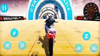 real impossible bike stunts 2019 - Android GamePlay by humuz games