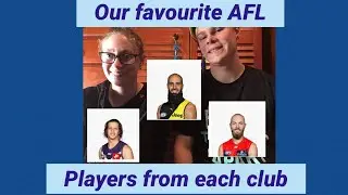 Favourite AFL players from each club (2020)