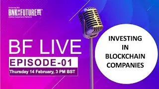 Bnk To The Future live Ep. 01 on Investing in crypto equity & Security Tokens‬