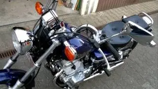 Honda Rebel 125ccm Auspuff Sound Check Original Video
