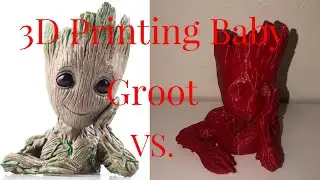 3D Printing Baby Groot (Time Lapse) (Guardians of the Galaxy) (Avengers: Endgame) (Baby Groot))