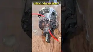 What is the problem of this armature 🔥#armature #armaturetesting #armaturerepair #electrical #shorts