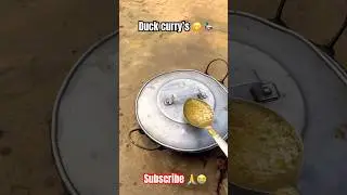 Village Style Duck Curry Cooking 🥘 🦆 | sad reality 😭#food #newshorts #cooking #foodie