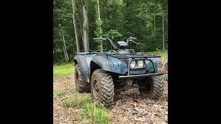 I bought a Suzuki King Quad 300! First ride!!