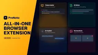 ProNoto &ndash; AI Notes, Teleprompter & Smart Copilot for Your Browser