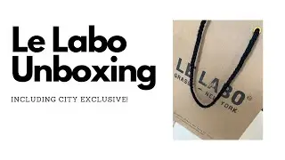 Le Labo Unboxing #perfumecollection #unboxing #lelabo