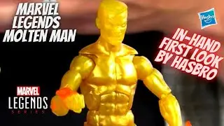 Marvel Legends Molten Man In-Hand First Look By Hasbro!!
