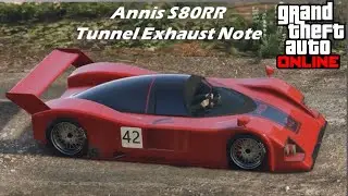 ASMR GTA Online Annis S80RR Tunnel Run Exhaust Note #gtaonline #gta