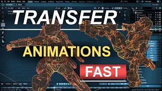 Blender 2.8 File Transfer Animations In 60 Seconds!