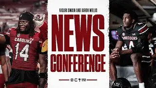Postgame: (SC State) Vicari Swain and Jaron Willis News Conference 09/06/25
