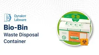 Bio-Bin Waste Disposal Container, 2.5L, Dynalon Labware