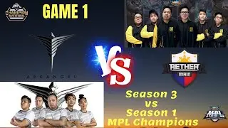 [Game 1] AETHER MAIN vs ARKANGEL || MPL Champions Invitational (S1 vs S3) Group Stage || MLBB