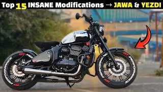 Top 15 JAWA&ndash;YEZDI Cosmetic Modifications 🔥| With Links | 42 Bobber, 42 FJ, Roadster | EP 2