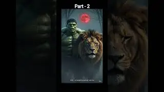 Jungle maanta nahi&hellip; par wo Hulk ko pehle se jaanta tha 😨#HulkStory#HorrorShorts#Part2#BharatDesiAi