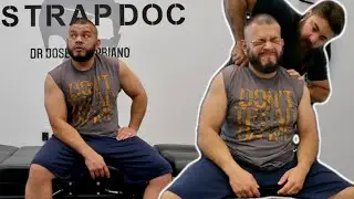 Texas Cop gets *CRAZY* Chiropractic Back CRACKING Adjustment!!