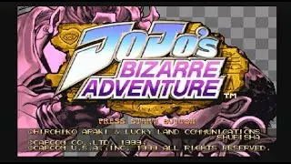 JoJo's Bizarre Adventure Capcom Sega Dreamcast RGB 60fps 480p Gameplay