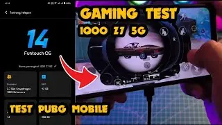 Gaming Test IQOO Z7 5G Funtouch OS 14 Test PUBG Mobile Max Settings