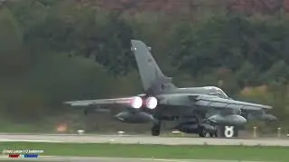 Dutch F-35 Fighter Jets and Tornado aircraft in Nato's Exercise steadfast noon - Volkel Airbase