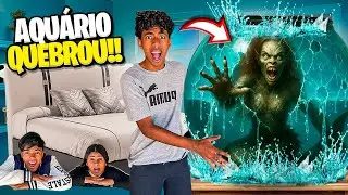 O AQUÁRIO DA SEREIA DA DEEP WEB QUEBROU E ALAGOU TUDO..