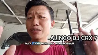 Cara Program HT Alinco DJ CRX7 Pada Frekuensi RPU Radio Pancar Ulang