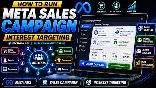 Meta sales campaign | Facebook Ads Sales Campaign Tutorial | Facebook Interest Based Targeting CL-10