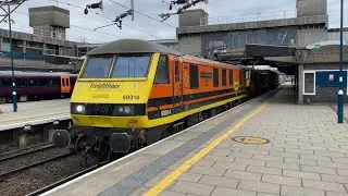 90014 &lsquo;Over the Rainbow&rsquo; & 90042 4M63 Felixstowe North to Trafford Park at Stafford 17/05/2023