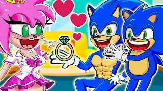 Amy Is Proposed By Sonic And Roy's Acceptance - Sonic Secret Love - Hilarious Animation Compilation