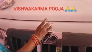 Vishwakarma Pooja 🙏🙏 of my Car