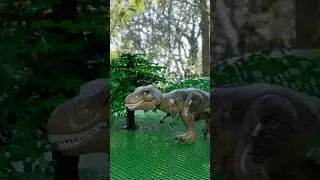 Lego Jurassic World T-rex 3D animation