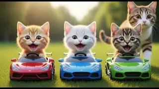 Baby Cat&rsquo;s First Bicycle 🐾🚲 | Mother Cat Makes His Dream Come True Baby Cat Story