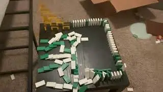 Super Satisfying Slow Motion Domino Setup!
