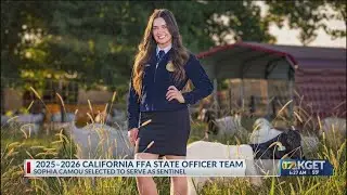 California FFA State Officer Team selects Garces Memorial High School senior