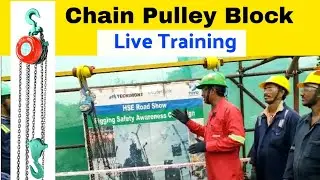 Chain Pulley Block Safety Training | Safety Training Video in Hindi.