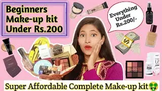 Super Affordable Make-up kit for teenagers Under Rs.200 😱| Complete Make-up kit for beginners
