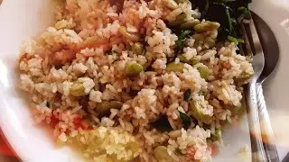 Lima bean fried rice