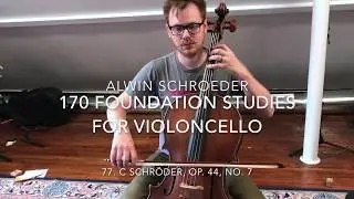 No. 77 - Alwin Schroeder - 170 Foundation Studies for Violoncello