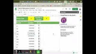 How to use Group Maker