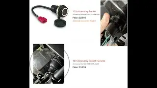 Honda 12v Accessory Socket Install - 2025 Honda Transalp XL750 - with official Links and Instruction