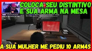 JACARÉ É EXONERADO PELO DELEGADO APÓS CHANTAGEM DO PAULINHO NO COMPLEXO RP / GTA RP